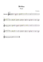 Vorschau - Anderer Materialtyp - Die Moldau, Melodie für Boomwhacker - Seite 2