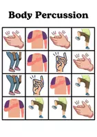 anteprima - Flashcard - Partitura di Body Percussion (per creare ostinati) - Pagina di copertina