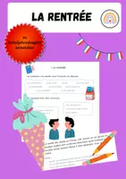 Vorschau - Arbeitsblätter - La rentrée scolaire - Einstieg ins neue Schuljahr - Deckblatt