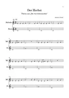 Vorschau - Anderer Materialtyp - Der Herbst Melodie und Bassstimme für Glockenspiele - Seite 2