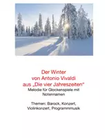 Vorschau - Anderer Materialtyp - Winter von Vivaldi, Melodie für Glockenspiele - Deckblatt