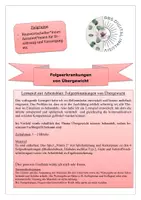 Vorschau - Stundenentwürfe - Kartenspiel zu Folgeerkrankungen von Übergewicht inkl. AB - Deckblatt