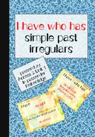 Vorschau - Spiele - Simple Past Irregulars zu Access 2 : I have - who has - Deckblatt