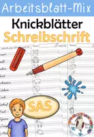 Vorschau - Arbeitsblätter - Schreibschrift SAS - Training - Arbeitsblatt Mix - Schulausgangschrift - Deckblatt