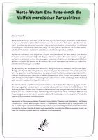 Vorschau - Arbeitsblätter - Ethik 8. Klasse – Wertevielfalt & Moralsysteme verstehen - Seite 2