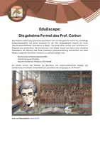 Vorschau - Interaktives Material - EduEscape - Die geheime Formel des Prof. Carbon - Deckblatt