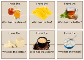 Vorschau - Spiele - Breakfast & Drinks - Lesespiel - Grundschule - Seite 2