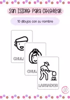 Vista previa - Manualidades / Dibujos para colorear - COLOREAR DE SAN ISIDRO - 10 imágenes - Portada