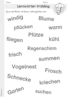 Vorschau - Arbeitsblätter - Frühling | Lernwörter Klasse 2 - Seite 3