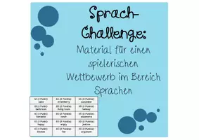 Vorschau - Spiele - Sprachen Challenge "Spiel" Aufgaben - Seite 1