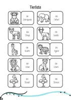 Vorschau - Spiele - tierisches Afrika-Bingo (Wortschatz, dreifach differenziert) - Seite 3