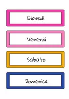 anteprima - Flashcard - il calendario (giorni e mesi) - Pagina 2