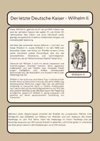 Vorschau - Arbeitsblätter - Der letzte Deutsche Kaiser - Wilhelm II und Social Media - Seite 1