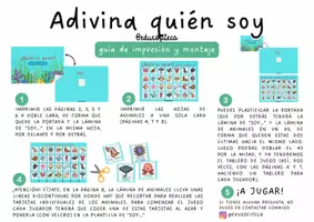 Vista previa - Unidades / Secuencias / Situaciones de Aprendizaje - Adivina quién soy: ANIMALES DOMÉSTICOS - página 1