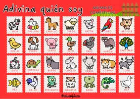 Vista previa - Unidades / Secuencias / Situaciones de Aprendizaje - Adivina quién soy: ANIMALES DOMÉSTICOS - Portada