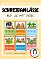 Vorschau - Bildkarten - Geschichten Schreiben mit Bild- und Wortschatzkarten | Schreibimpuls - Bildimpulse | Schreibanlass - Deckblatt