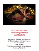 Vorschau - Anderer Materialtyp - La Donna è mobile von Giuseppe Glockenspiele 3-stimmig - Deckblatt