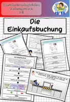 Vorschau - Stundenentwürfe - Die Einkaufsbuchung BwR 7 II Lehrplan Plus - Deckblatt