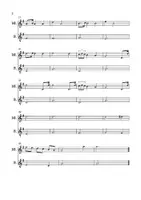 Vorschau - Anderer Materialtyp - La Donna è mobile Melodie und Bassstimme für Glockenspiele - Seite 2