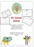 Vorschau - Arbeitsblätter - Fantasy Animal Body Parts - Deckblatt