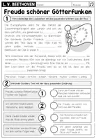 Vorschau - Arbeitsblätter - Die Europahymne - Notenblatt, Arbeitsblatt und Boomwhackers Satz - Seite 2