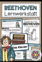 Vorschau - Stundenentwürfe - LUDWIG VAN BEETHOVEN - Lernwerkstatt - Deckblatt