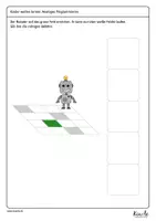 Vorschau - Arbeitsblätter - Offline Coding – Der Roboter findet seinen Weg! - Seite 3