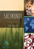 Vorschau - Arbeitsblätter - Tiere in Asien Texte Aufgaben Lösungen Steckbrief - Deckblatt
