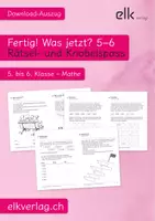 Vorschau - Arbeitsblätter - Fertig! Was jetzt? 5–6 | Rätsel- und Knobelspass - Deckblatt