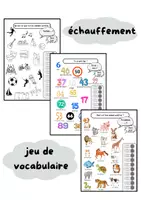 Vorschau - Spiele - échauffement - jeu de vocabulaire - 13 Spielfelder - Deckblatt