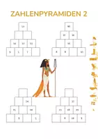 Vorschau - Arbeitsblätter - Ägyptische Rechenpyramiden bis 100: Mathematik 2. Klasse - Seite 2