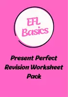 Vorschau - Arbeitsblätter - Present Perfect Revision Worksheet Pack - Deckblatt