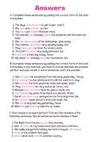 Vorschau - Arbeitsblätter - Present Perfect Revision Worksheet Pack - Seite 3
