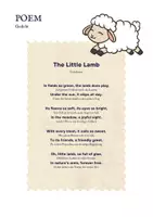 Vorschau - Mal- und Bastelvorlagen - 🐑 “Little Lamb” Poem - Englisch spielerisch lernen - Gedichtreise 12 - Seite 2