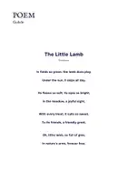 Vorschau - Mal- und Bastelvorlagen - 🐑 “Little Lamb” Poem - Englisch spielerisch lernen - Gedichtreise 12 - Seite 3