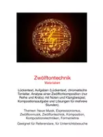 Vorschau - Arbeitsblätter - Material Zwölftonmusik, Aufgaben, Komposition, Klangbeispiel L1 - Deckblatt