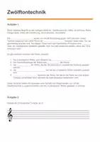 Vorschau - Arbeitsblätter - Material Zwölftonmusik, Aufgaben, Komposition, Klangbeispiel L1 - Seite 2