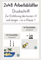 Vorschau - Arbeitsblätter - Arbeitsblätter I i Druckschrift Wochenplan Buchstabeneinführung - Deckblatt