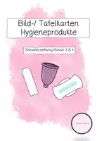 Vorschau - Bildkarten - Tafelkarten Sexualerziehung "Hygieneprodukte" (Bildkarten) - Deckblatt