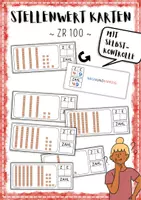 Vorschau - Aufgabenkarten - Stellenwert Karten ZR 100 - Deckblatt