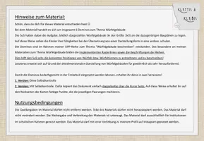 Vorschau - Stationenlernen - Würfelgebäude - Domino 3x3 mit Selbstkontrolle, Niveau: leicht (Nr. 1) - Seite 1