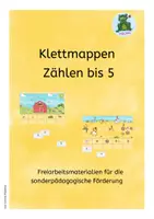 Vorschau - Bildkarten - Klettmappe Zählen im Zahlenraum 5 - Deckblatt