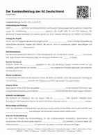 Vorschau - Arbeitsblätter - Der Russlandfeldzug des NS Deutschland - Lückentext und Übungen - Deckblatt