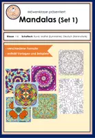 Vorschau - Mal- und Bastelvorlagen - Mandalas Set 1: für Feinmotorik, Symmetrie und Kunst - Deckblatt