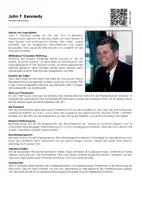 Vorschau - Arbeitsblätter - John F. Kennedy - Infotext und Übungen - Deckblatt