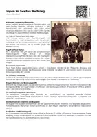 Vorschau - Arbeitsblätter - Japan im Zweiten Weltkrieg - Infotext und Übungen - Seite 1