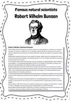 Vorschau - Stundenentwürfe - Englisch: Robert Wilhelm Bunsen | Wissenschaftler | PDF H5P - Seite 1