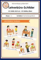 Vorschau - Poster - Lehrerbüro-Schilder: Visualisierung Verhalten (Classroom Management) - Deckblatt