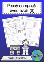 Vorschau - Arbeitsblätter - Le passé composé avec avoir (II) (Übungsblätter) - Deckblatt