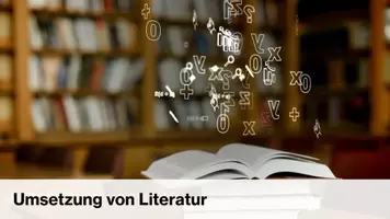 Vorschau - Präsentationen/Tafelbilder - Unterrichtseinstieg: Umsetzung von Literatur: filmische Umsetzung einer Textvorlage, Bühneninszenierung eines dramatischen Textes (Präsentation) - Deckblatt
